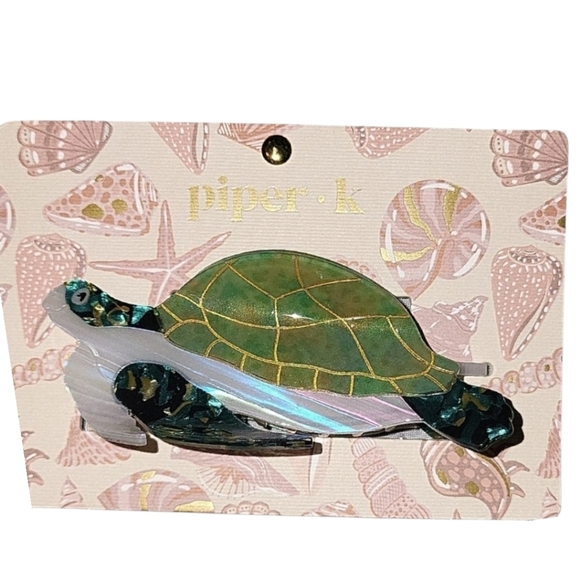🐢 🔹️Piper K 🔹️Sea Turtle Hair Claw Clip Brand New ✨️🐢 - Picture 1 of 1